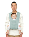 Embrace Baby Carrier Newborn to Toddler - Lightweight Ergonomic Baby Carriers - Cozy Essentials (7-25 Pounds), Ponte Knit, Cream