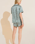 Inez Washable Silk Printed Short PJ Set
