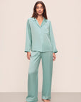Inez Washable Silk Long PJ Set
