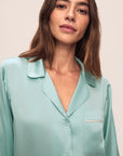Inez Washable Silk Long PJ Set