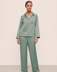 Inez Washable Silk Long PJ Set