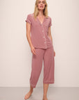 Gisele TENCEL™ Modal Short Sleeve Cropped PJ Set
