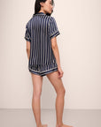 Inez Washable Silk Printed Short PJ Set