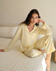 Inez Washable Silk Long PJ Set