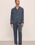 Charles Washable Silk Printed Long PJ Set