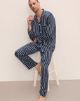 Charles Washable Silk Printed Long PJ Set