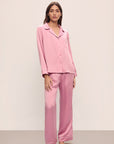 Inez Washable Silk Long PJ Set