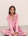 Inez Washable Silk Long PJ Set