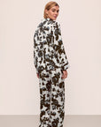 Eberjey x L'AGENCE - Inez Washable Silk Printed Long PJ Set