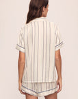 Inez Washable Silk Printed Short PJ Set