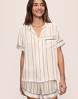 Inez Washable Silk Printed Short PJ Set