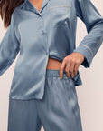 Inez Washable Silk Long PJ Set