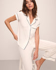 Gisele TENCEL™ Modal Short Sleeve Cropped PJ Set