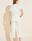 Gisele Printed TENCEL™ Modal Short Sleeve Cropped PJ Set