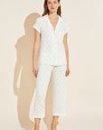 Gisele Printed TENCEL™ Modal Short Sleeve Cropped PJ Set