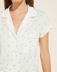 Gisele Printed TENCEL™ Modal Short Sleeve Cropped PJ Set