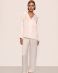 Inez Washable Silk Long PJ Set
