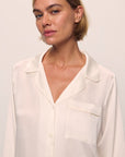 Inez Washable Silk Long PJ Set