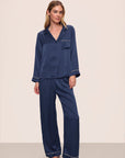 Inez Washable Silk Long PJ Set