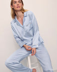 Inez Washable Silk Long PJ Set