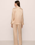 Inez Washable Silk Long PJ Set