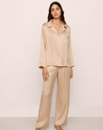 Inez Washable Silk Long PJ Set