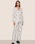 Gisele Printed TENCEL™ Modal Long PJ Set