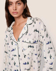 Gisele Printed TENCEL™ Modal Long PJ Set
