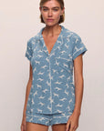 Gisele Printed TENCEL™ Modal Shortie Short PJ Set