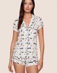 Gisele Printed TENCEL™ Modal Shortie Short PJ Set