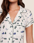 Gisele Printed TENCEL™ Modal Shortie Short PJ Set