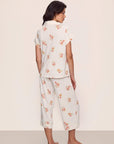 Gisele Printed TENCEL™ Modal Short Sleeve Cropped PJ Set