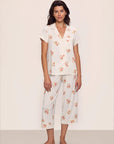 Gisele Printed TENCEL™ Modal Short Sleeve Cropped PJ Set
