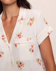Gisele Printed TENCEL™ Modal Short Sleeve Cropped PJ Set