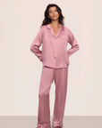 Inez Washable Silk Long PJ Set