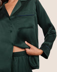 Inez Washable Silk Long PJ Set