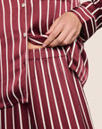 Inez Washable Silk Printed Long PJ Set