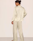 Inez Washable Silk Printed Long PJ Set