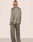 Inez Washable Silk Printed Long PJ Set
