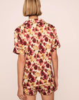 Eberjey x Lily Aldridge - Inez Washable Silk Printed Short PJ Set