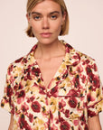 Eberjey x Lily Aldridge - Inez Washable Silk Printed Short PJ Set