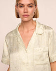 Inez Washable Silk Printed Short PJ Set