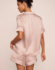 Inez Washable Silk Printed Short PJ Set