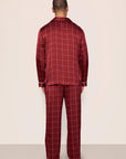 Eberjey x Lily Aldridge - Charles Washable Silk Printed Long PJ Set