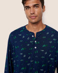 Henry Printed TENCEL™ Modal Long PJ Set