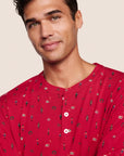 Henry Printed TENCEL™ Modal Long PJ Set
