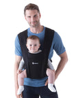 Embrace Baby Carrier Newborn to Toddler - Lightweight Ergonomic Baby Carriers - Cozy Essentials (7-25 Pounds), Ponte Knit, Cream