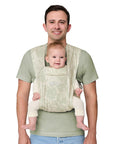 Embrace Baby Carrier Newborn to Toddler - Lightweight Ergonomic Baby Carriers - Cozy Essentials (7-25 Pounds), Ponte Knit, Cream