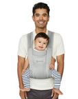 Embrace Baby Carrier Newborn to Toddler - Lightweight Ergonomic Baby Carriers - Cozy Essentials (7-25 Pounds), Ponte Knit, Cream