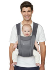 Embrace Baby Carrier Newborn to Toddler - Lightweight Ergonomic Baby Carriers - Cozy Essentials (7-25 Pounds), Ponte Knit, Cream